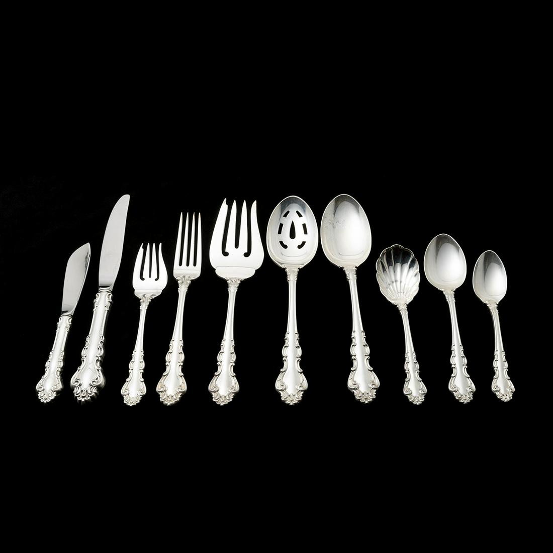 Reed and Barton Sterling Silver Flatware Service (1 of 3)