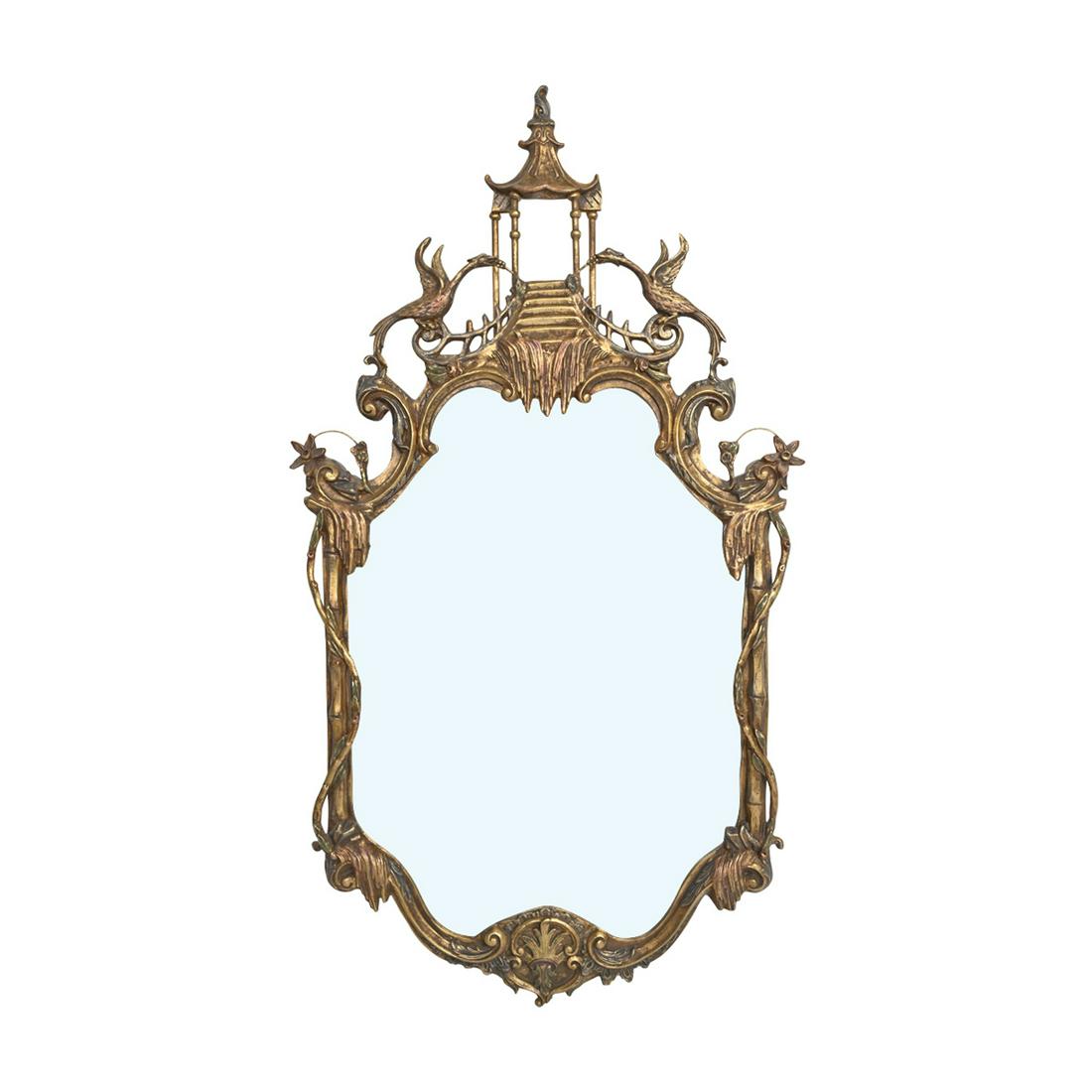 George III Style Giltwood Wall Mirror (1 of 3)