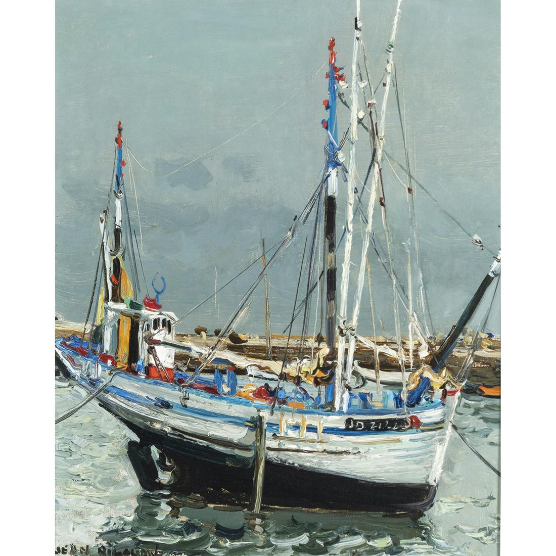 Jean Rigaud, Sailboat, Oil on Canvas (1 of 4)