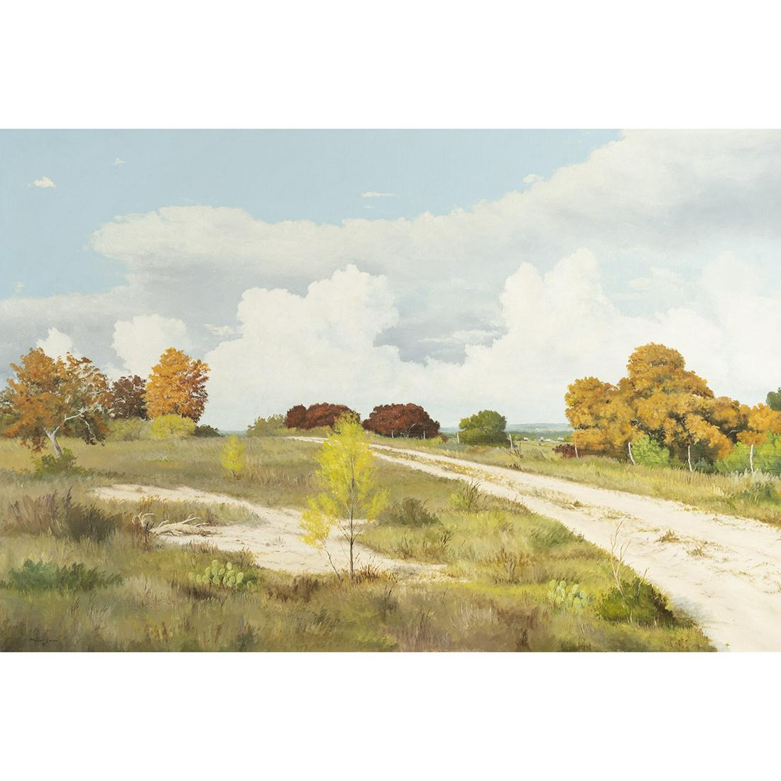 Manuel Garza, Autumn Landscape with Dirt Path (1 of 4)