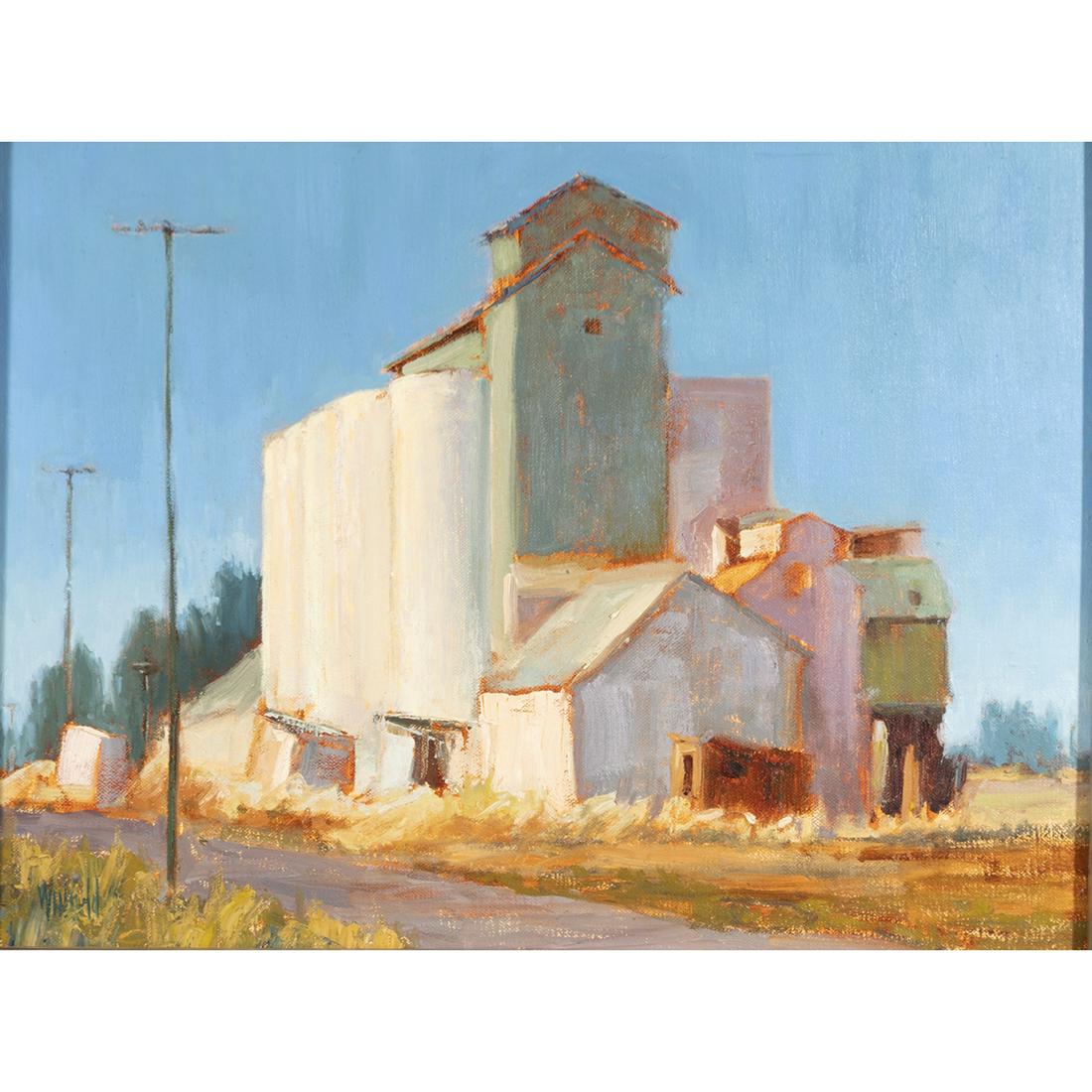 Beth Winfield, Silos, 2012, Oil on Linen Panel (1 of 5)