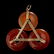 60: CARNELIAN, 14K YELLOW GOLD PENDANT. - 3