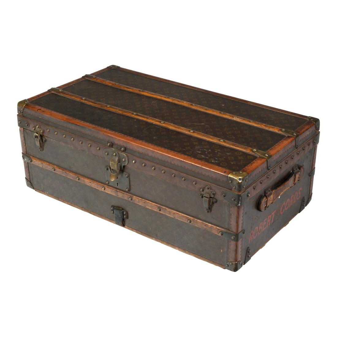 Vintage Louis Vuitton Monogram Leather Trunk (1 of 6)