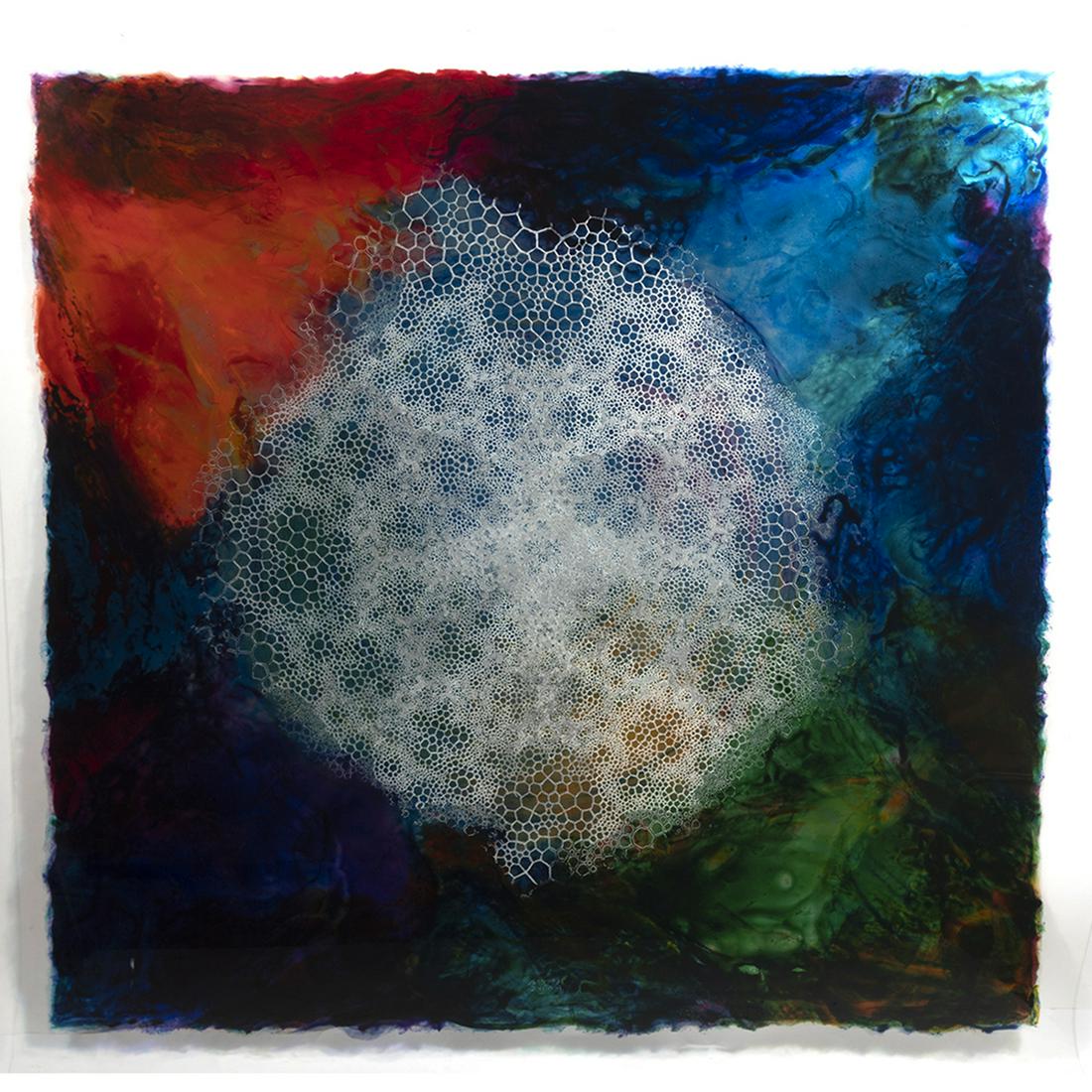 American School, Contemporary Abstract on Acrylic (1 of 3)