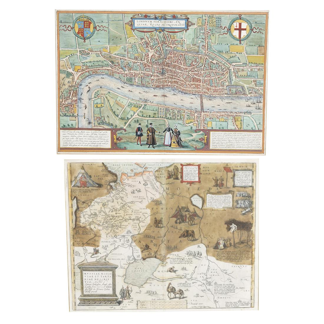 Abraham Ortelius, Two Maps, 1572 and 1562 (1 of 3)