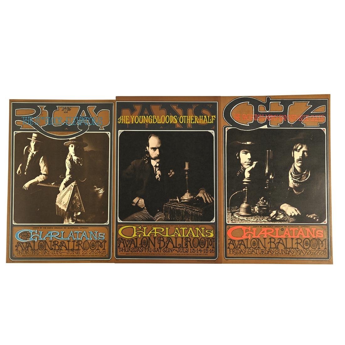 Nine Vintage Rock Posters, Charlatans (1 of 4)