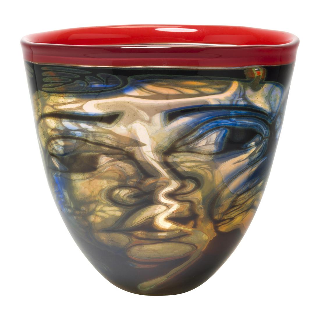 Eva England for Orrefors Art Glass Vase (1 of 3)