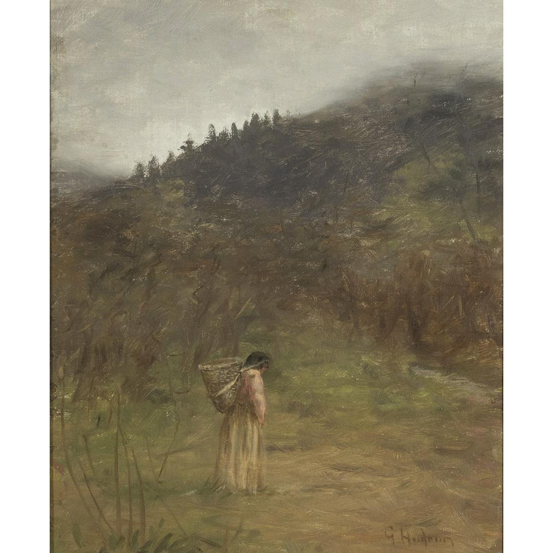 Grace Carpenter Hudson, Pomono Woman, oil on canvas (1 of 5)