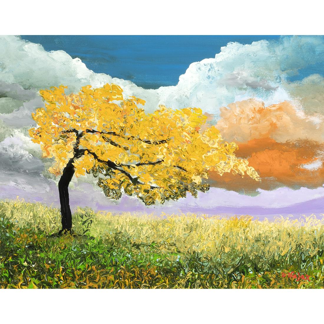 David Najar, Hanging in There, oil on canvas (1 of 4)