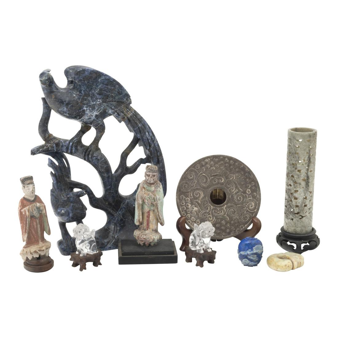 Collection of Chinese Hard Stone and Wood Carvings (1 of 4)