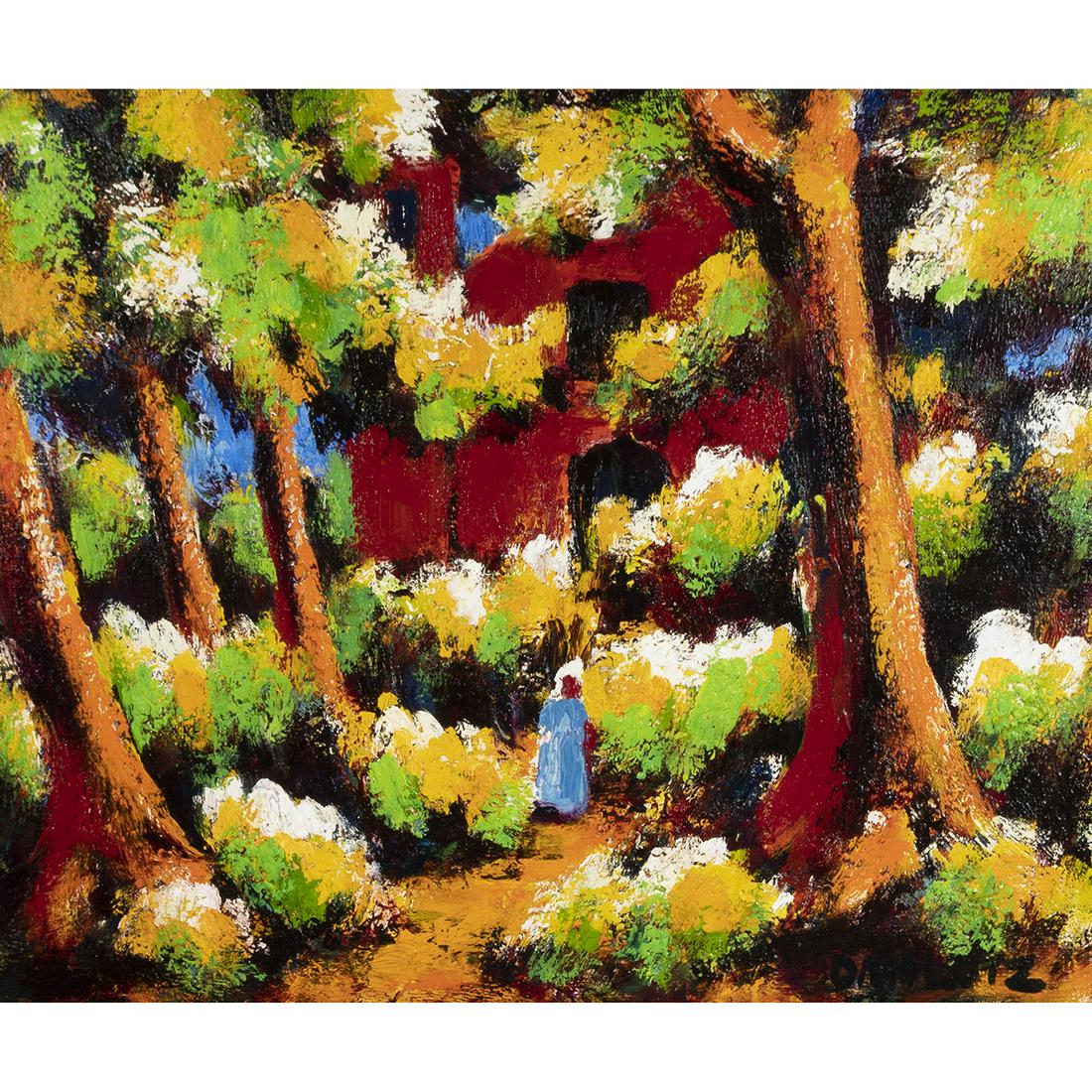 Dan Lutz, Courtyard, oil (1 of 6)