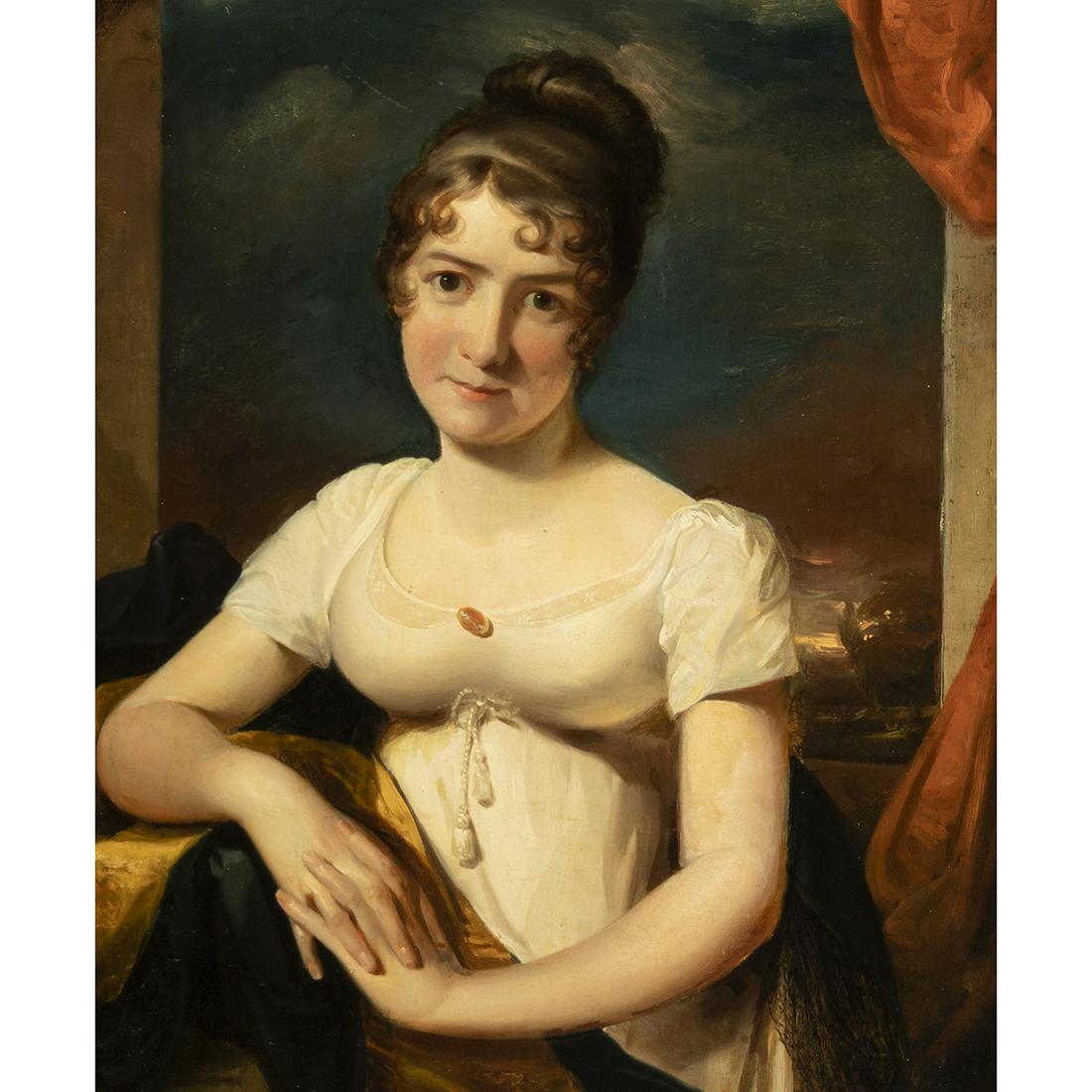 George Harlow, Prudence Waldron, oil on canvas (1 of 4)