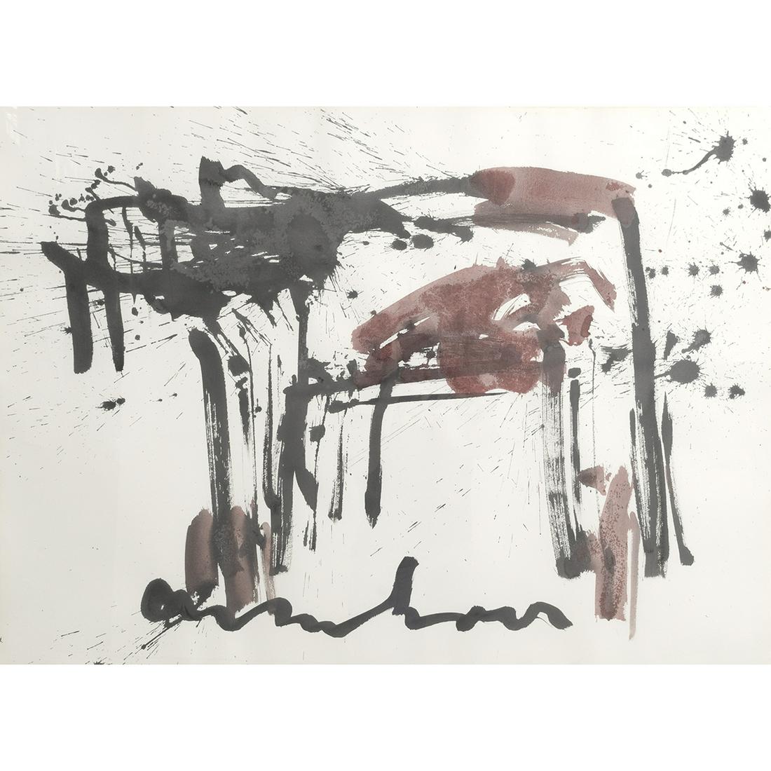 Anton Heyboer, Cow, gouache (1 of 4)