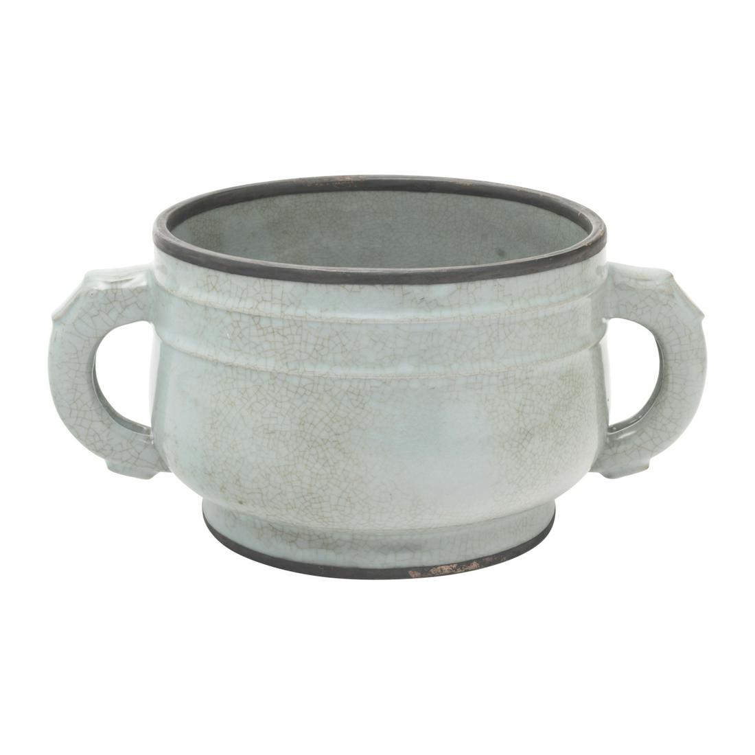 Chinese Rare Large Guan-Type Censer (1 of 3)