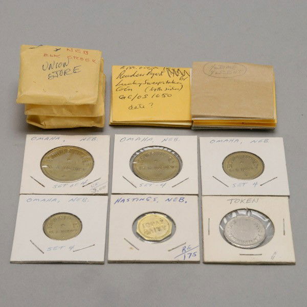 Collection of thirty United States Trade Tokens.: Collection of thirty United States Trade Tokens. Provenance: From the Richard Smith Collection