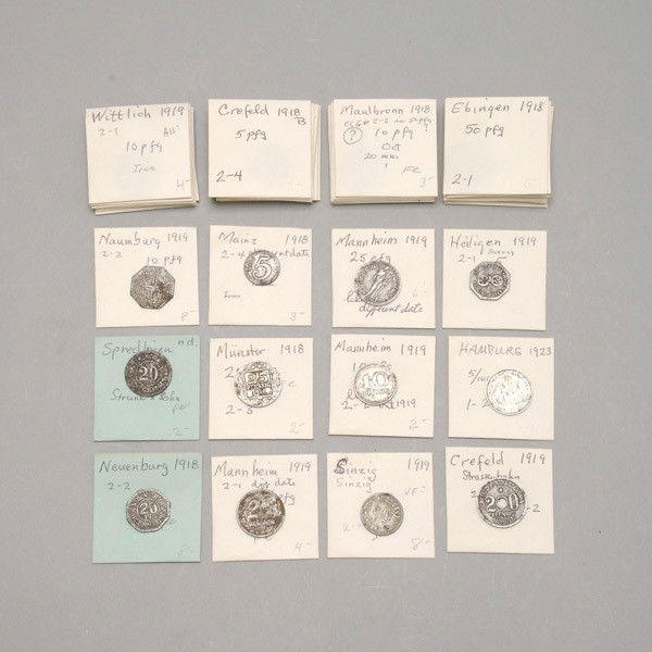 Collection of 41 German State Coins, 1918-1920.: Collection of forty-one German State Coins, 1918-1920. Provenance: From the Richard Smith Collection