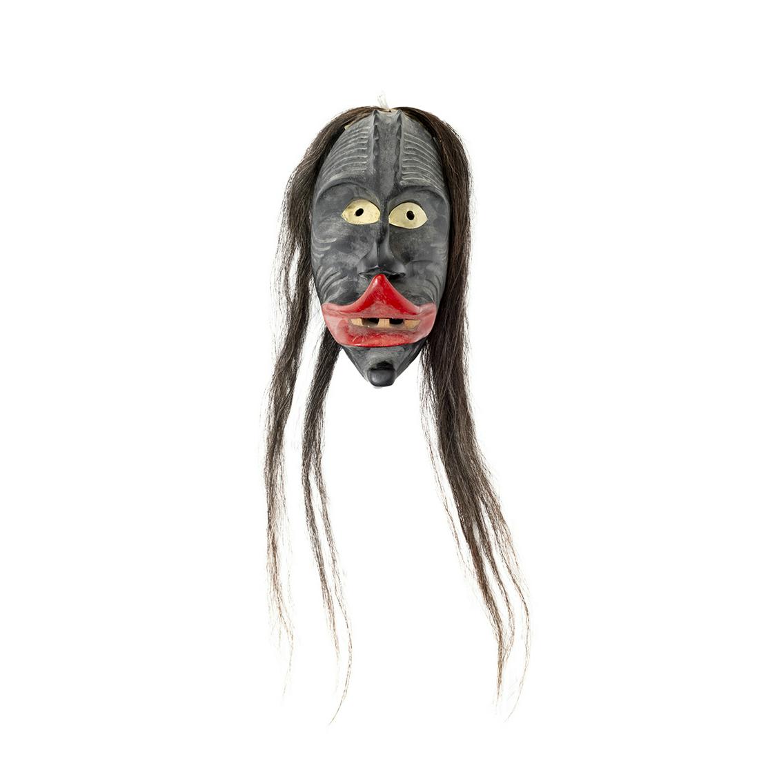 Carved and Painted Iroquois Mask (1 of 4)