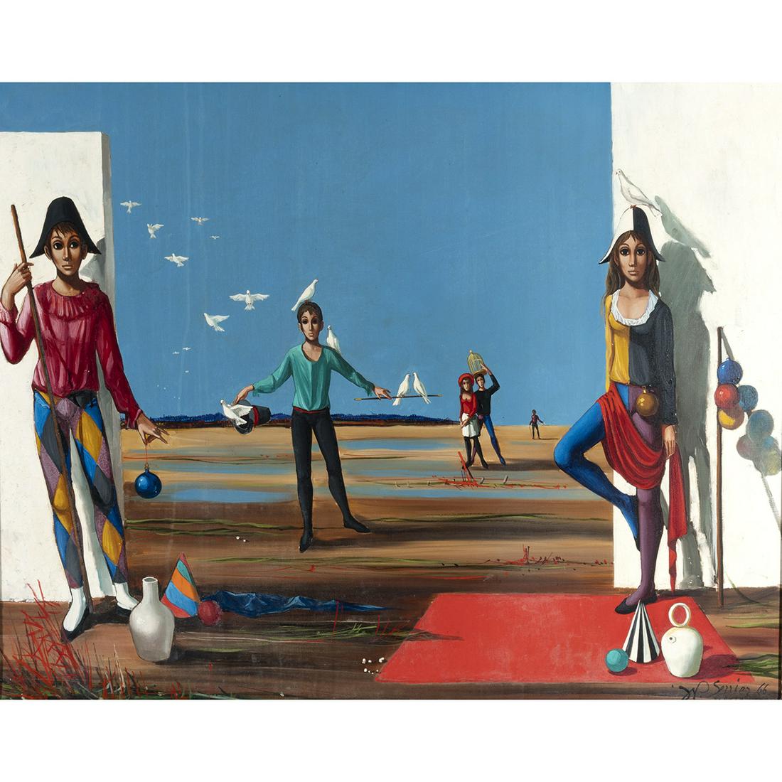 Jean Pierre Serrier, Colombes, oil on canvas (1 of 7)