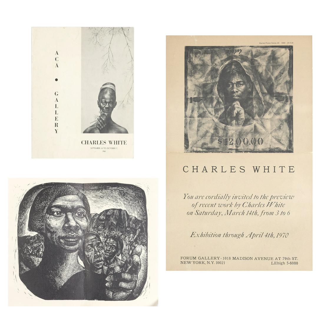 Charles White, brochures and poster (1 of 10)