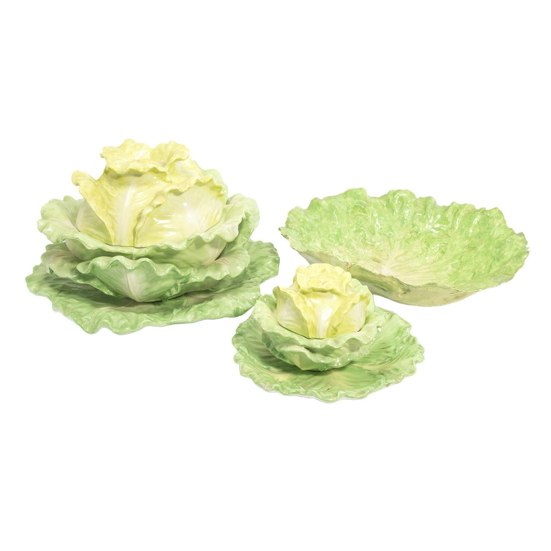 Two Mottahedeh Glazed Faience Cabbage Tureens (1 of 5)