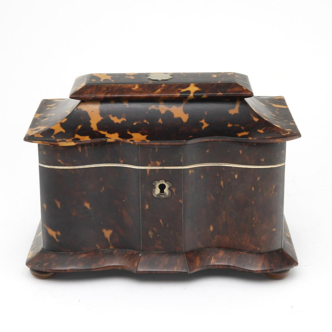 Victorian Boulle Tea Caddy (1 of 6)