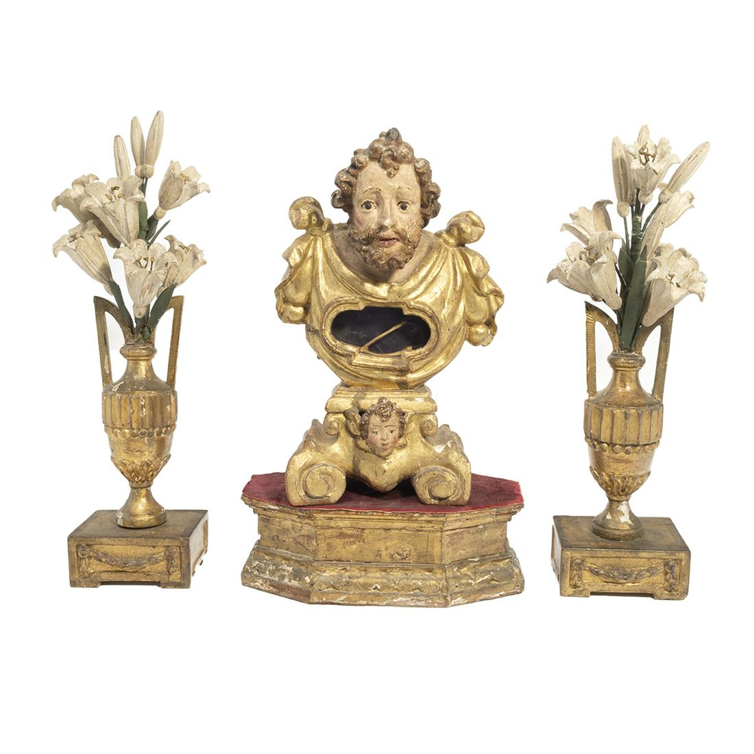 Three Italian Renaissance Style Urns and Reliquary (1 of 4)