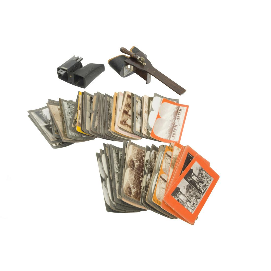 Large Collection of Stereoscope Cards with Viewers (1 of 5)