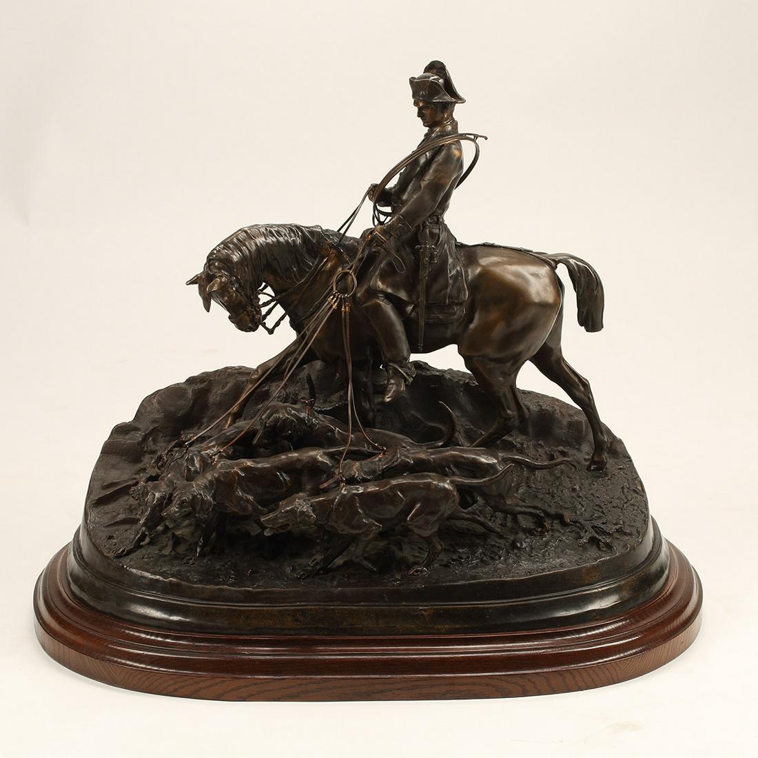 The Hunt Scene After Pierre Jules Mene, Bronze (1 of 5)