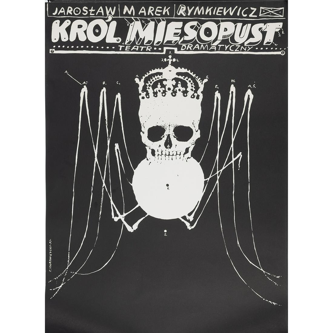 Six 1970's Polish Theater Posters. (1 of 3)