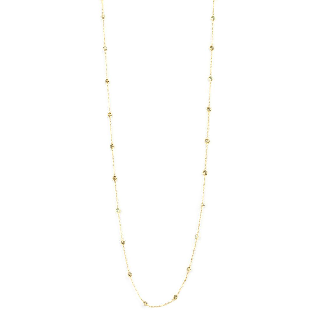 Demantoid Garnet, 18k Yellow Gold Necklace. (1 of 3)