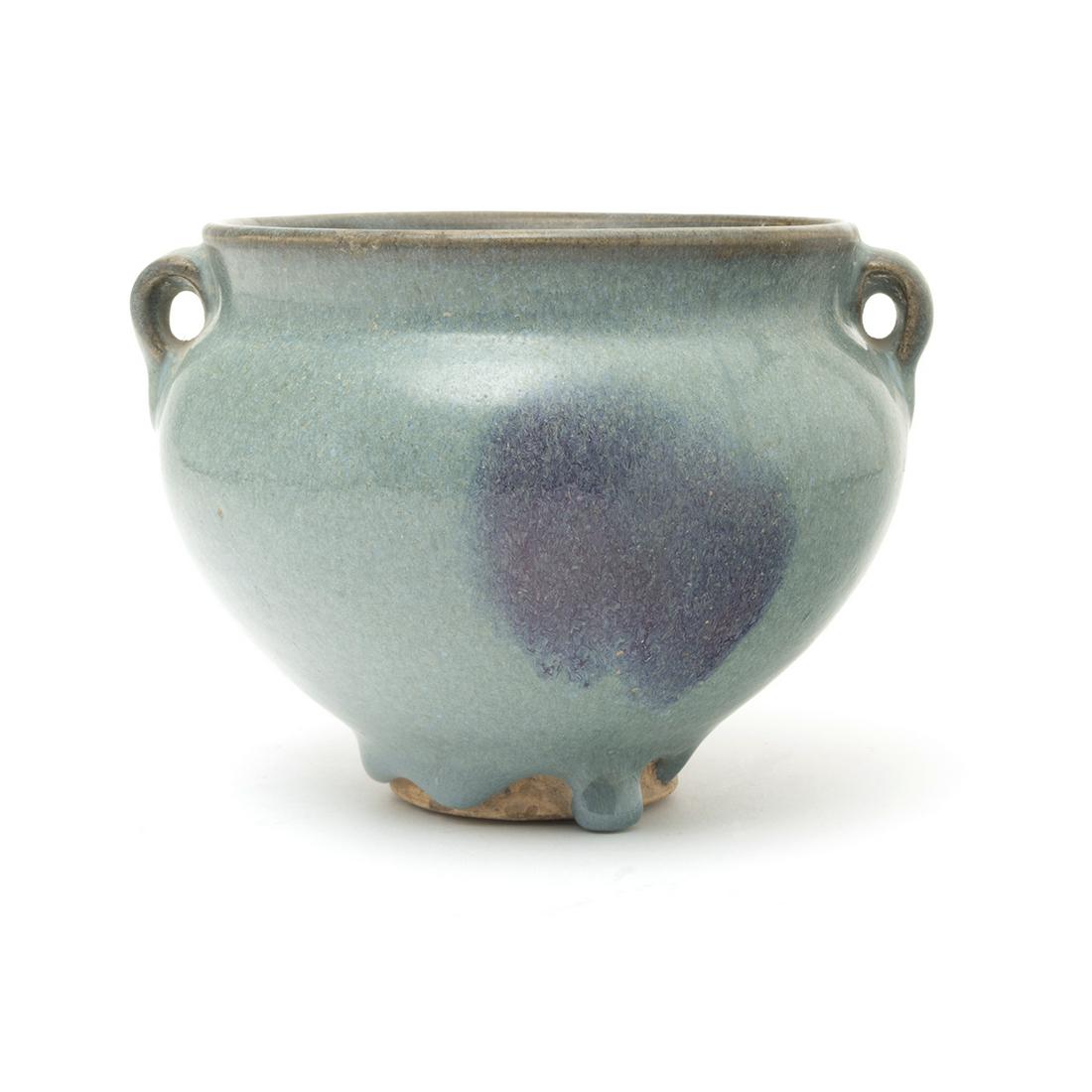 Chinese Purple Splashed Jun Jar (1 of 3)