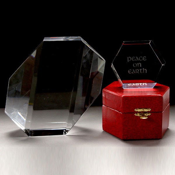 Orrefors Paperweight and Baccarat Cased Weight: Orrefors Paperweight and Baccarat Cased Weight (2) {Height of Orrefors 6 1/4 inches} [Tiny chips to Baccarat]