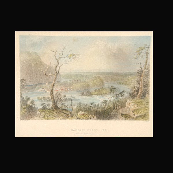 W H Bartlett "Villa on Hudson" Litho 1838: WILLIAM HENRY BARTLETT (British, 1809 - 1854) "Villa on the Hudson, Near Weehawken" Handcolored lithograph, 1838. Image: 4 3/4 x 7 inches. Marked W. H. BARTLETT lower left. J. C. BENTLEY lower right. 