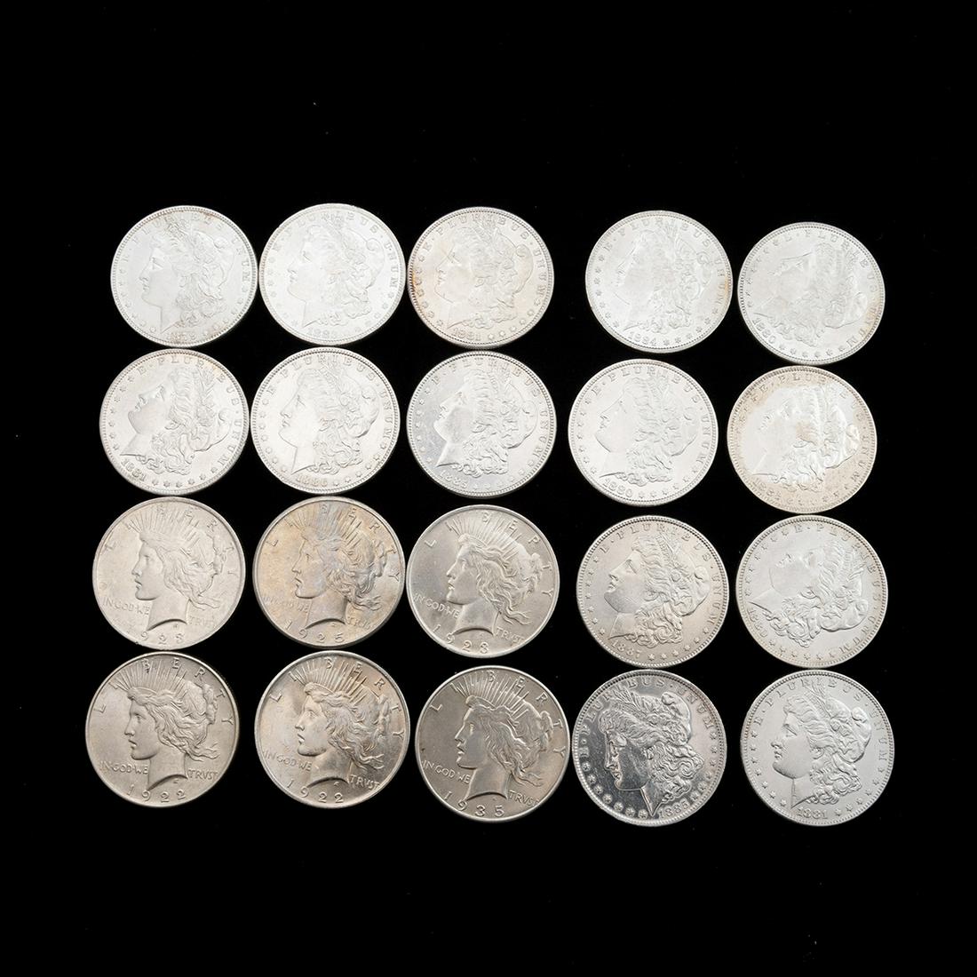 US 20 Silver $1.00 Including Morgan Dollars (1 of 2)
