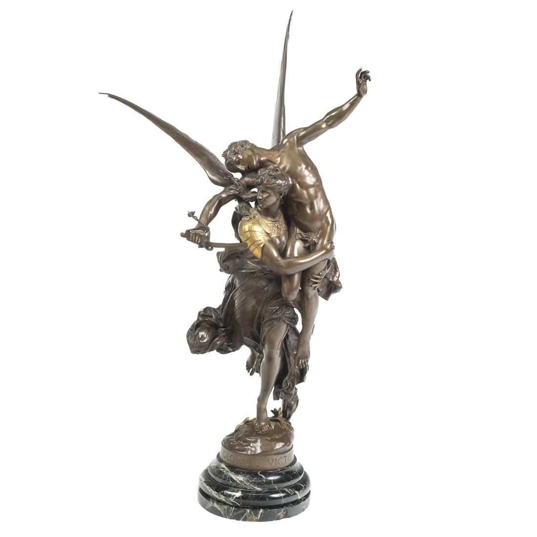 Antonin Mercie, Gloria Victis, bronze (1 of 6)