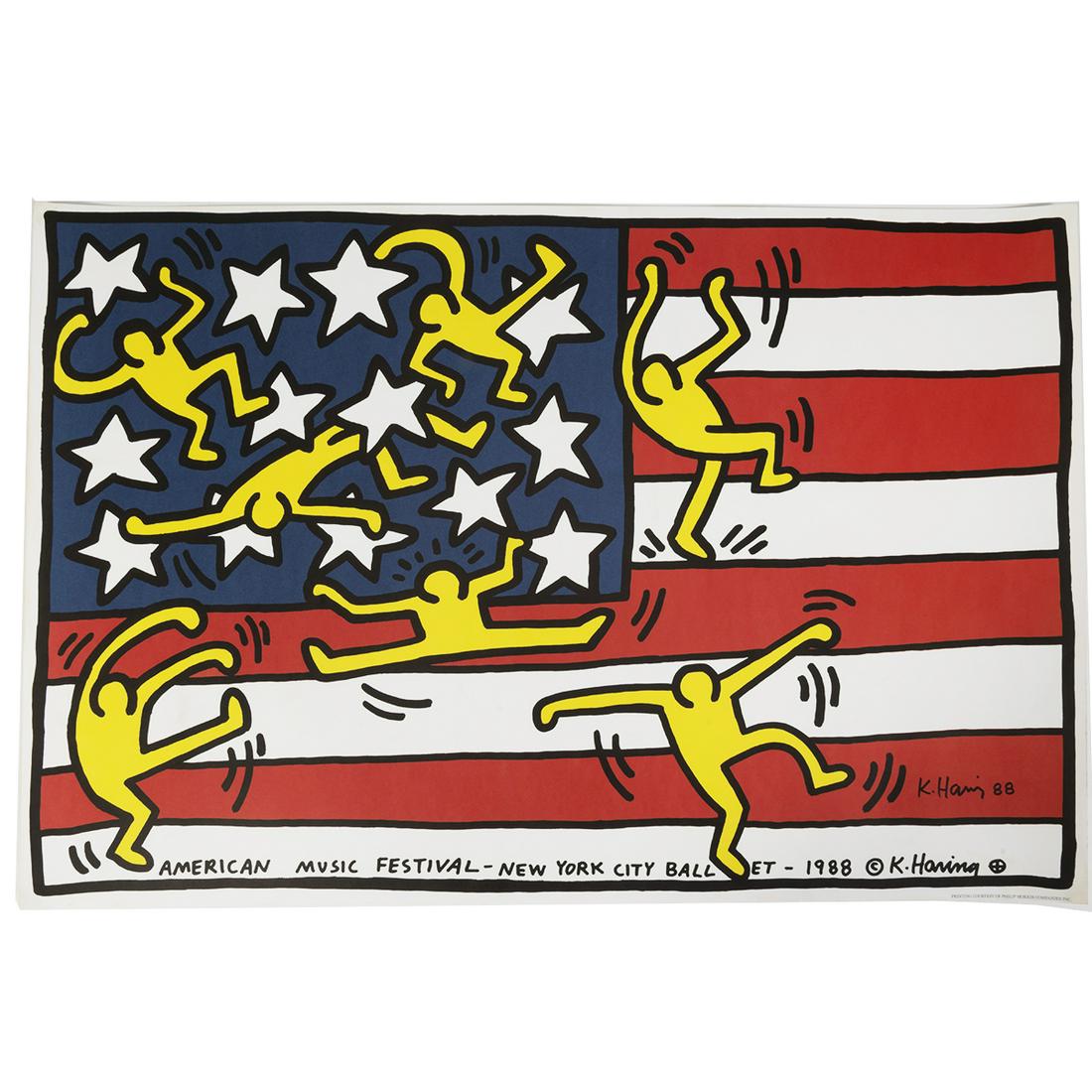 Keith Haring, New York City Ballet, lithograph (1 of 4)