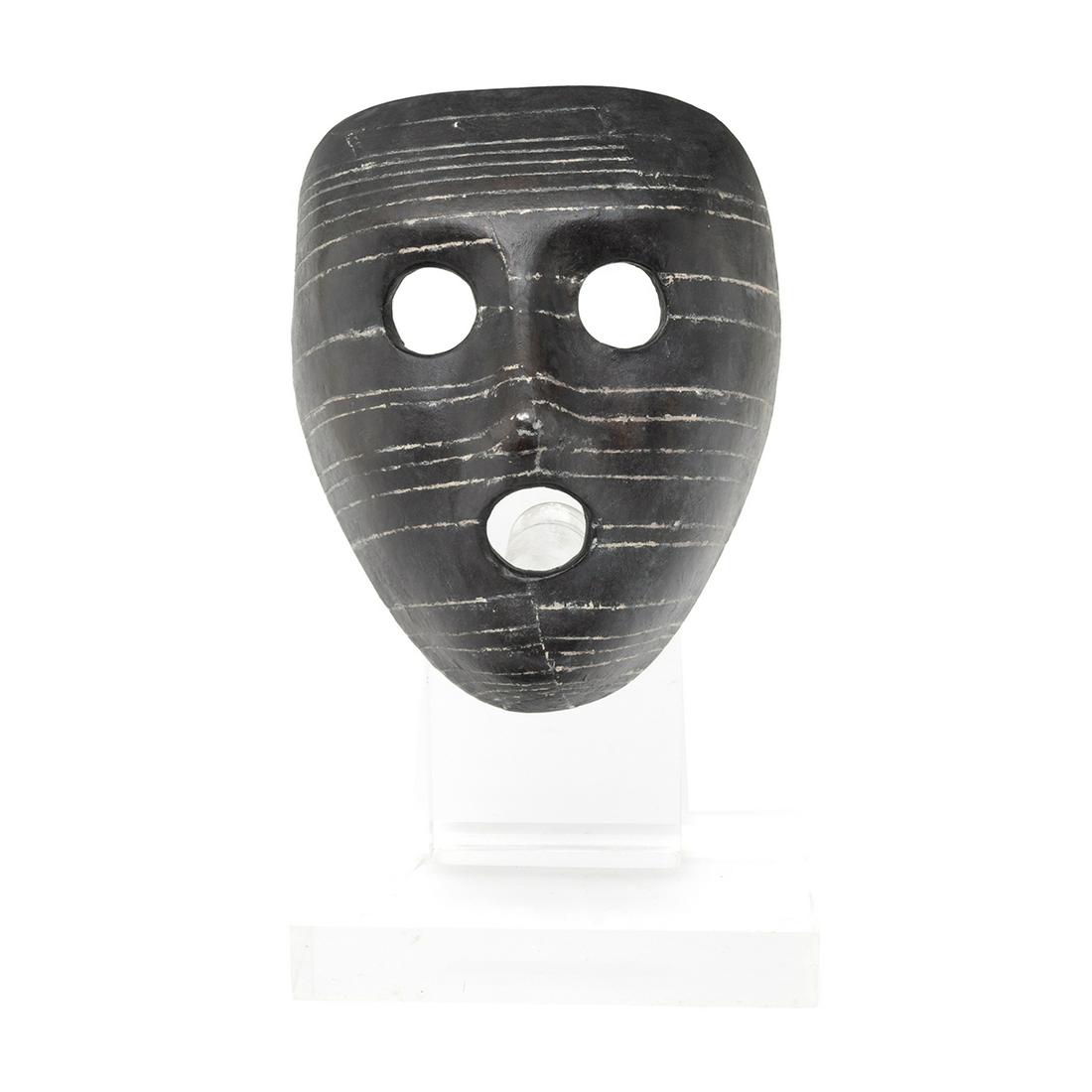 Robert Courtright, Striped Bronze Mask (1 of 4)