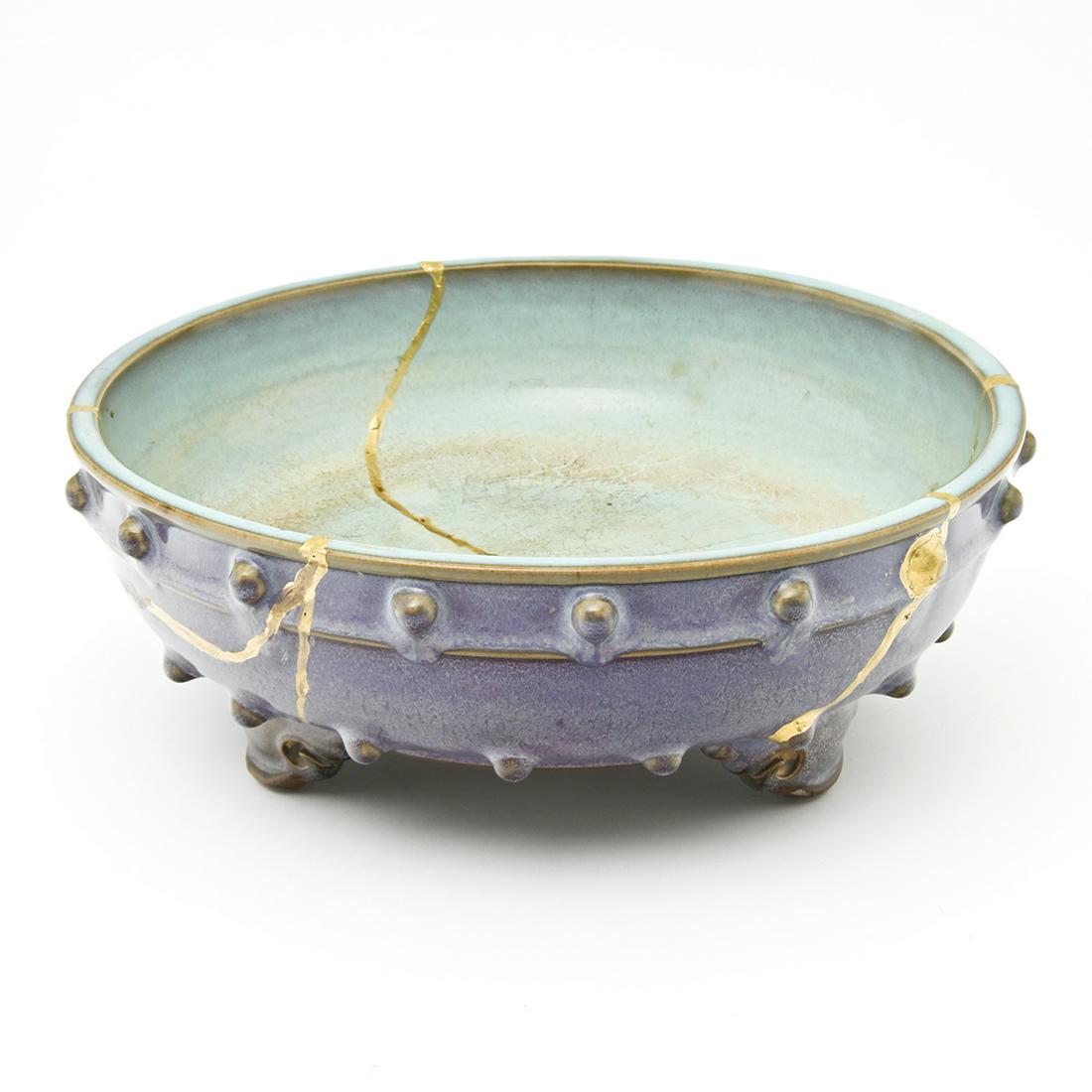 Chinese Rare Jun Purple-Lavender Narcissus Bowl (1 of 3)