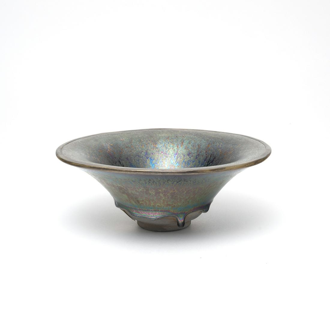 Chinese Superb Jian Silver-Streaked Temmoku Bowl (1 of 4)