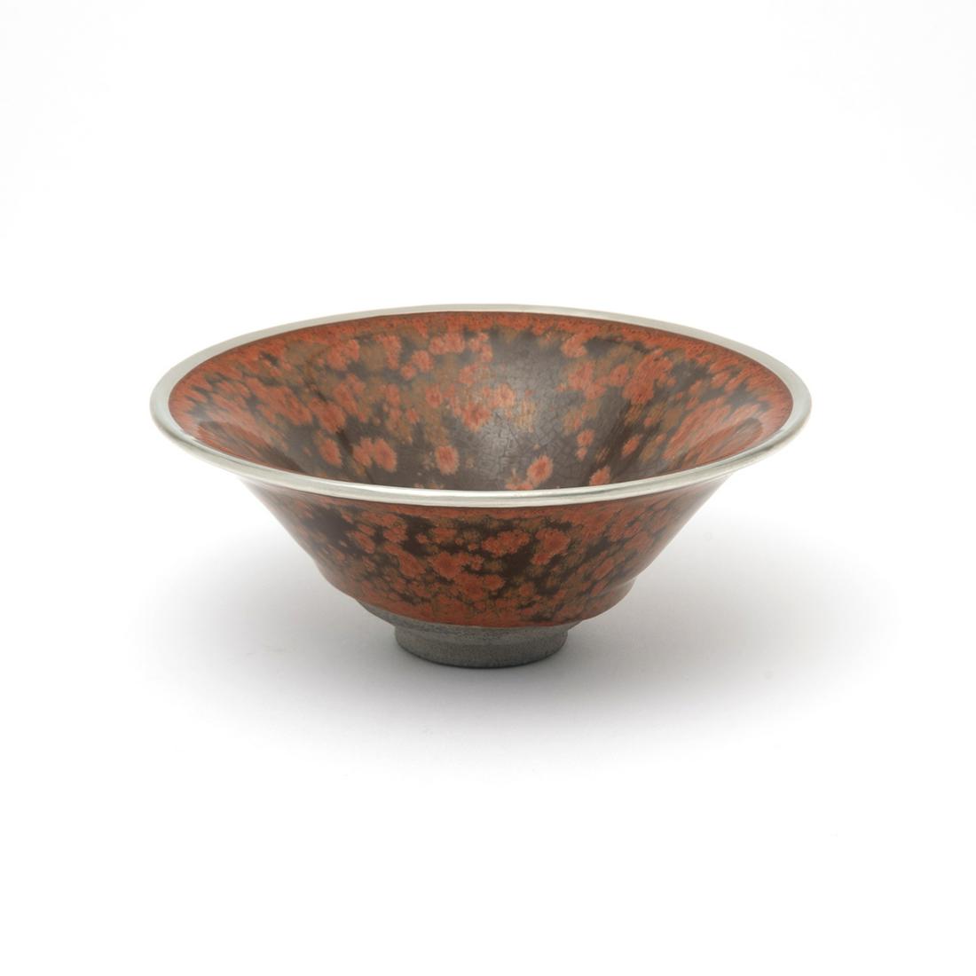 Chinese Rare Russet Splashed Jian Tea Bowl (1 of 4)