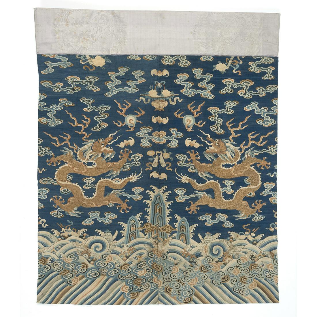 Chinese Silk Kesi Dragon Panel (1 of 4)