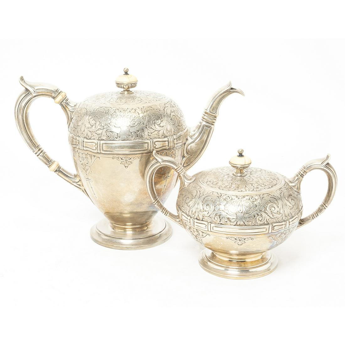 Collection of Silver Items, Gorham Sterling Tea Set Etc (1 of 5)