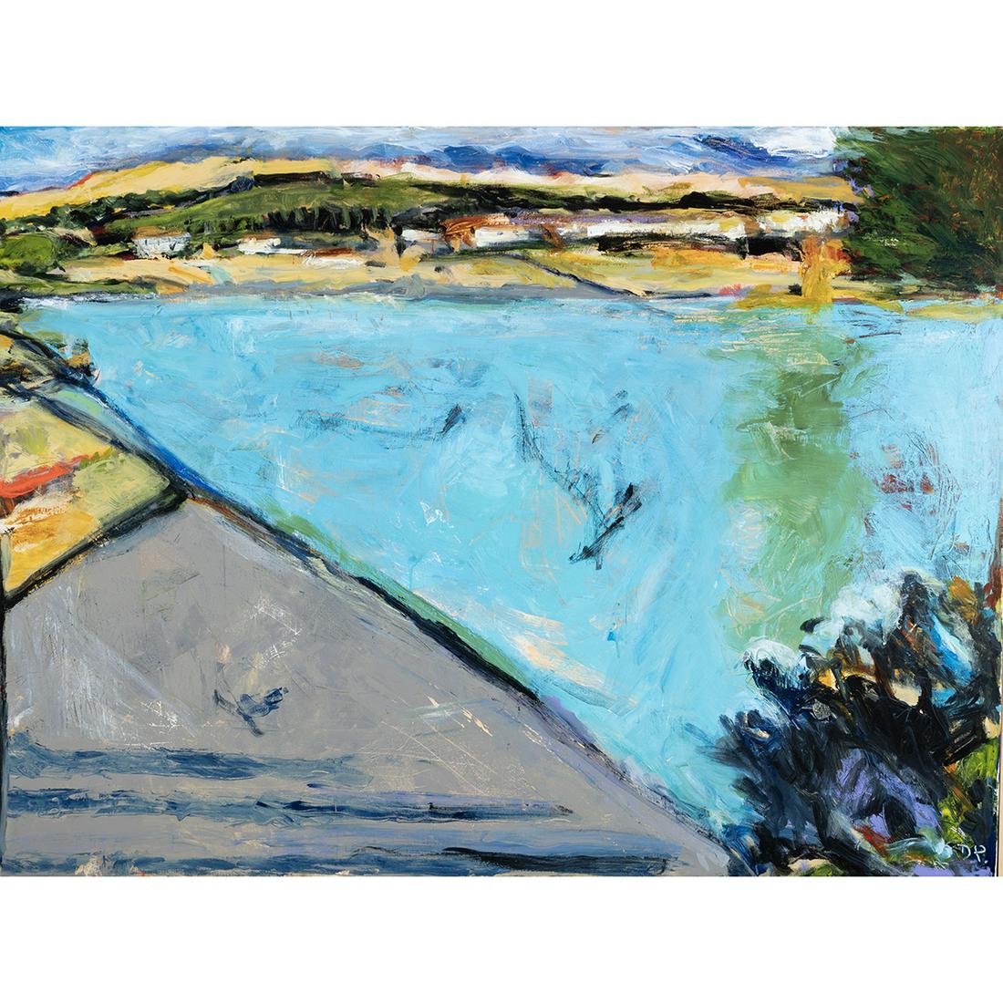 David Post, Shoreline, acrylic (1 of 4)