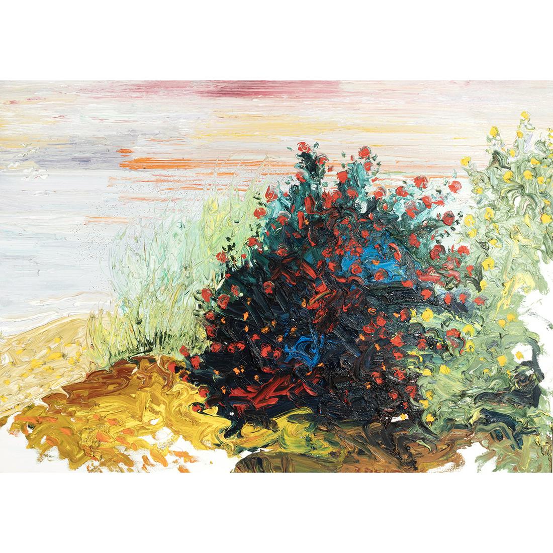 Peter Dean, Beach Roses, oil on canvas (1 of 6)