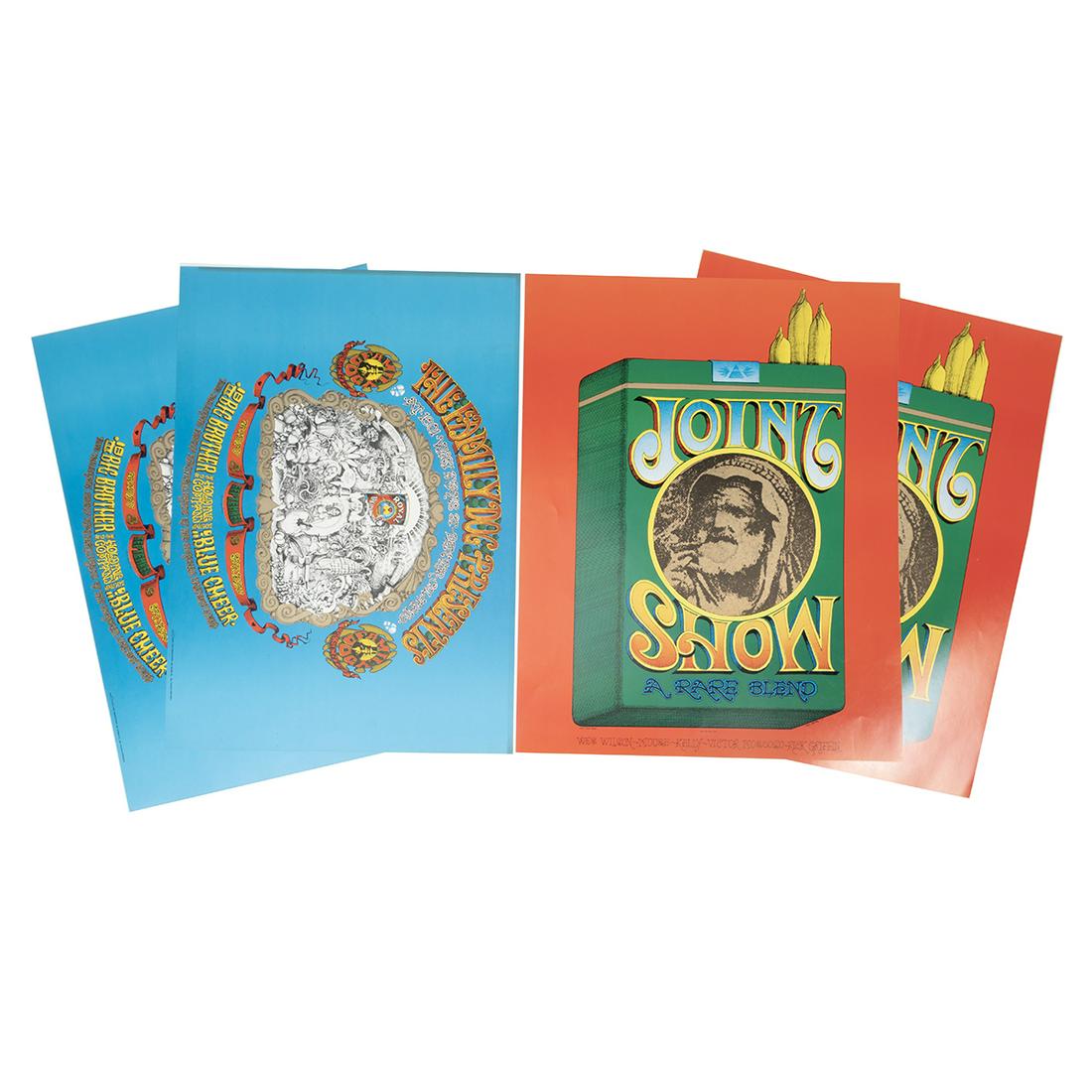 Rick Griffin, four Rock posters (1 of 3)