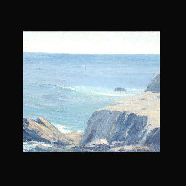 W. Ritschel "Rocks on Coast" Oil: WILLIAM FREDERICK RITSCHEL (American 1864-1949) Rocks on the Coast Oil on canvas 10 x 12 inches Signed lower right "W Ritschel" Frame: 16 x 18 inches In good condition: pinhole paintloss upper center,