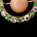 1385: VICTORIAN GARNET, CORAL, DIAMOND, 14K Y/G BROOCH. - 2
