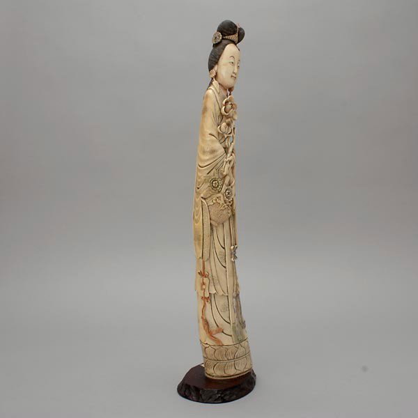 A Standing Ivory Beauty*, 19th Century - 2