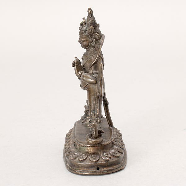 A Bronze Figure of Vajrapuni, Tibet, 18th/19th C - 3