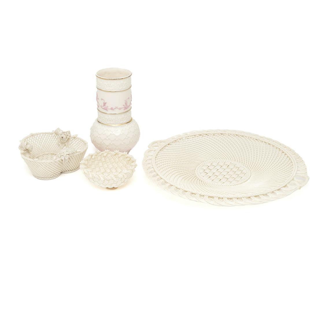 Four Belleek Porcelain Articles (1 of 5)
